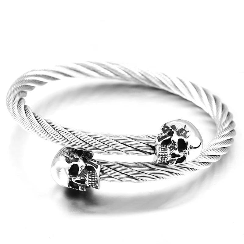 Bracelet Jonc Homme en Acier Tressé - Mon Bracelet Homme