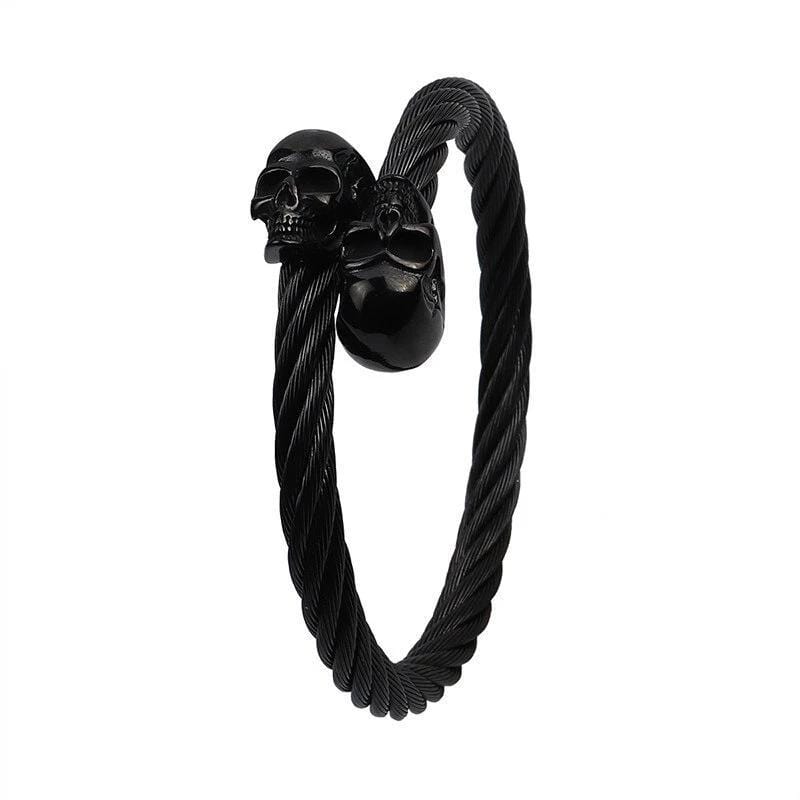 Bracelet Jonc Homme en Acier Tressé - Mon Bracelet Homme