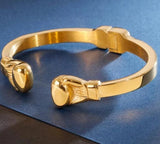 Bracelet Jonc Homme Gant de boxe en Acier - Mon Bracelet Homme