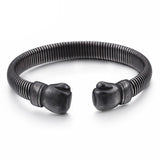 Bracelet Jonc Homme Gant de boxe en Acier - Mon Bracelet Homme