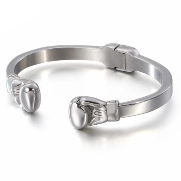 Bracelet Jonc Homme Gant de boxe en Acier - Mon Bracelet Homme