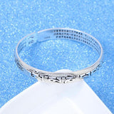 Bracelet Jonc Homme Gravure Bouddhiste - Mon Bracelet Homme