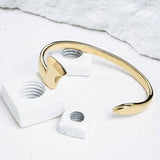 Bracelet Jonc Homme Hache en Acier - Mon Bracelet Homme