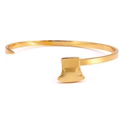 Bracelet Jonc Homme Hache en Acier - Mon Bracelet Homme
