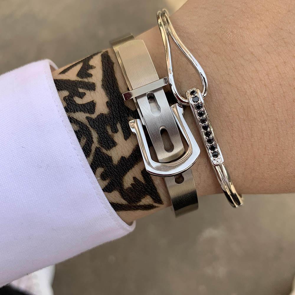 Bracelet Jonc Homme Inoxydable en Acier - Mon Bracelet Homme