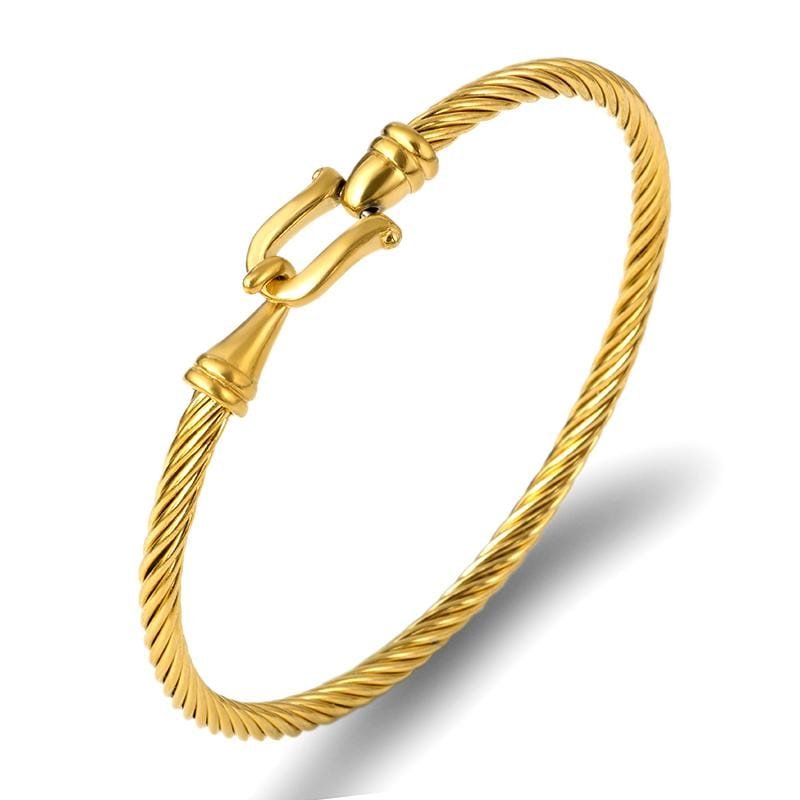 Bracelet Jonc Homme Luxe en Acier - Mon Bracelet Homme