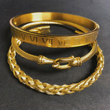 Bracelet Jonc Homme Luxe en Acier - Mon Bracelet Homme