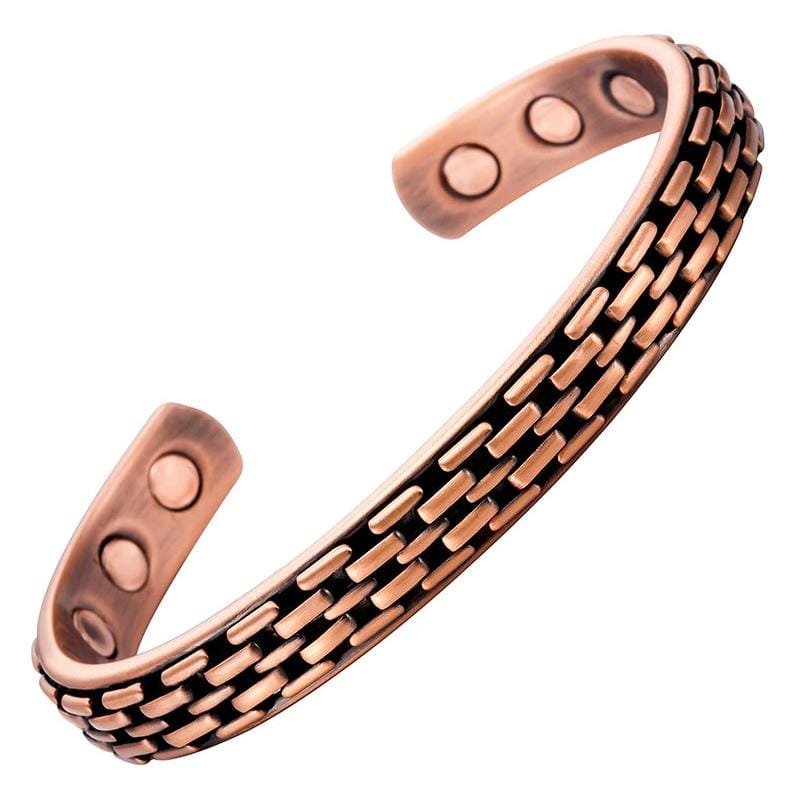 Bracelet Jonc Homme Magnétique en Cuivre Pur - Mon Bracelet Homme
