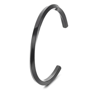 Bracelet Jonc Homme Noir - Mon Bracelet Homme