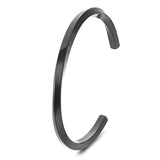 Bracelet Jonc Homme Noir - Mon Bracelet Homme