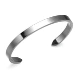 Bracelet Jonc Homme Ouvert en Acier - Mon Bracelet Homme