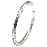 Bracelet Jonc Homme Spirale en Argent 925