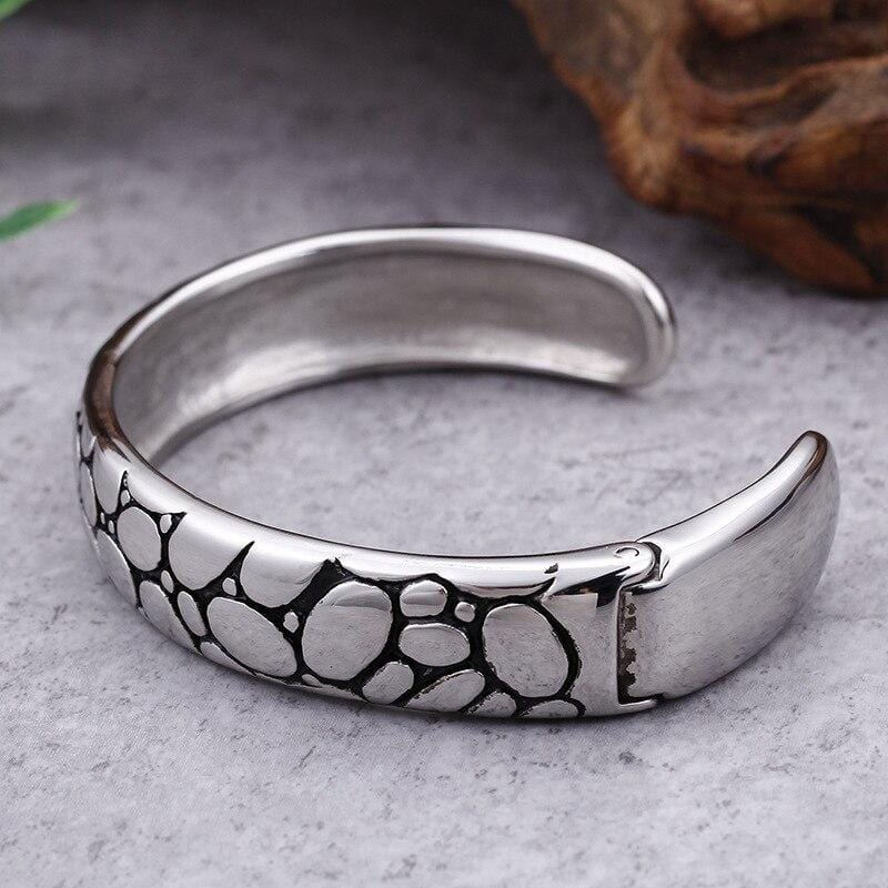 Bracelet Jonc Homme Tendance en Acier - Mon Bracelet Homme