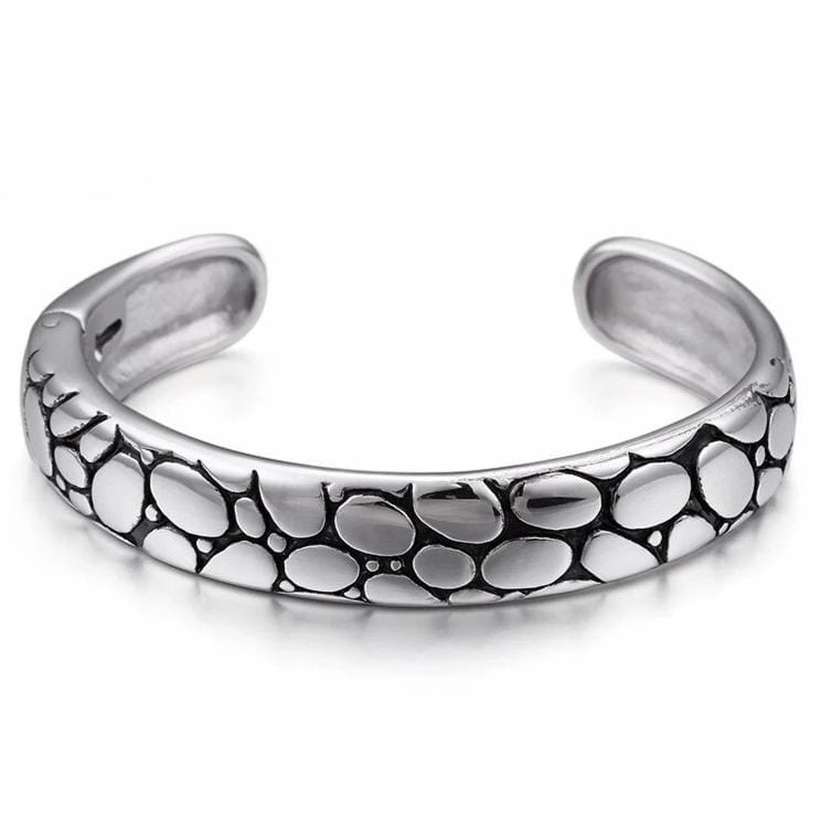 Bracelet Jonc Homme Tendance en Acier - Mon Bracelet Homme