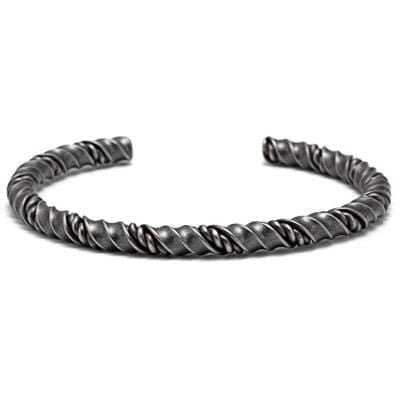 Bracelet Jonc Homme Torque Viking en Acier - Mon Bracelet Homme