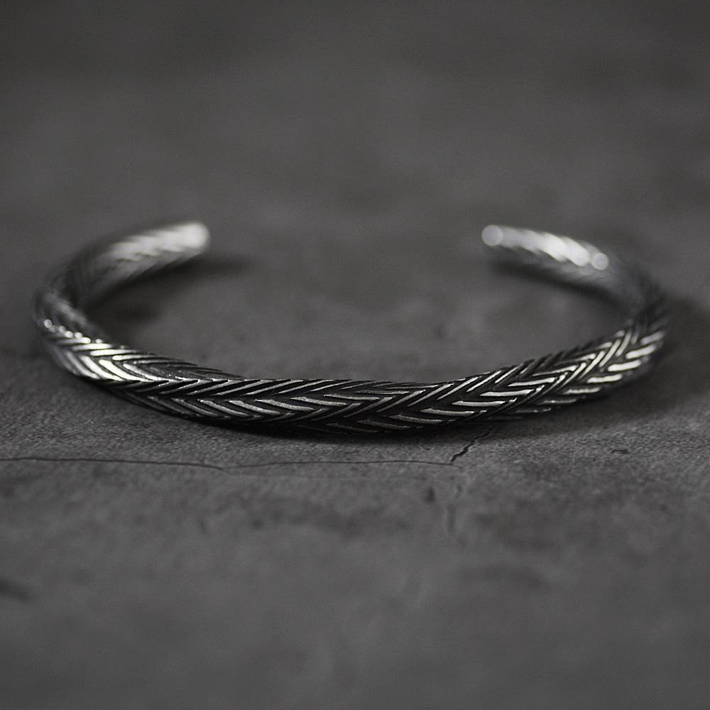 Bracelet Jonc Homme Viking Torsadé - Mon Bracelet Homme