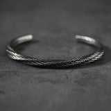 Bracelet Jonc Homme Viking Torsadé - Mon Bracelet Homme