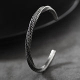 Bracelet Jonc Homme Viking Torsadé - Mon Bracelet Homme