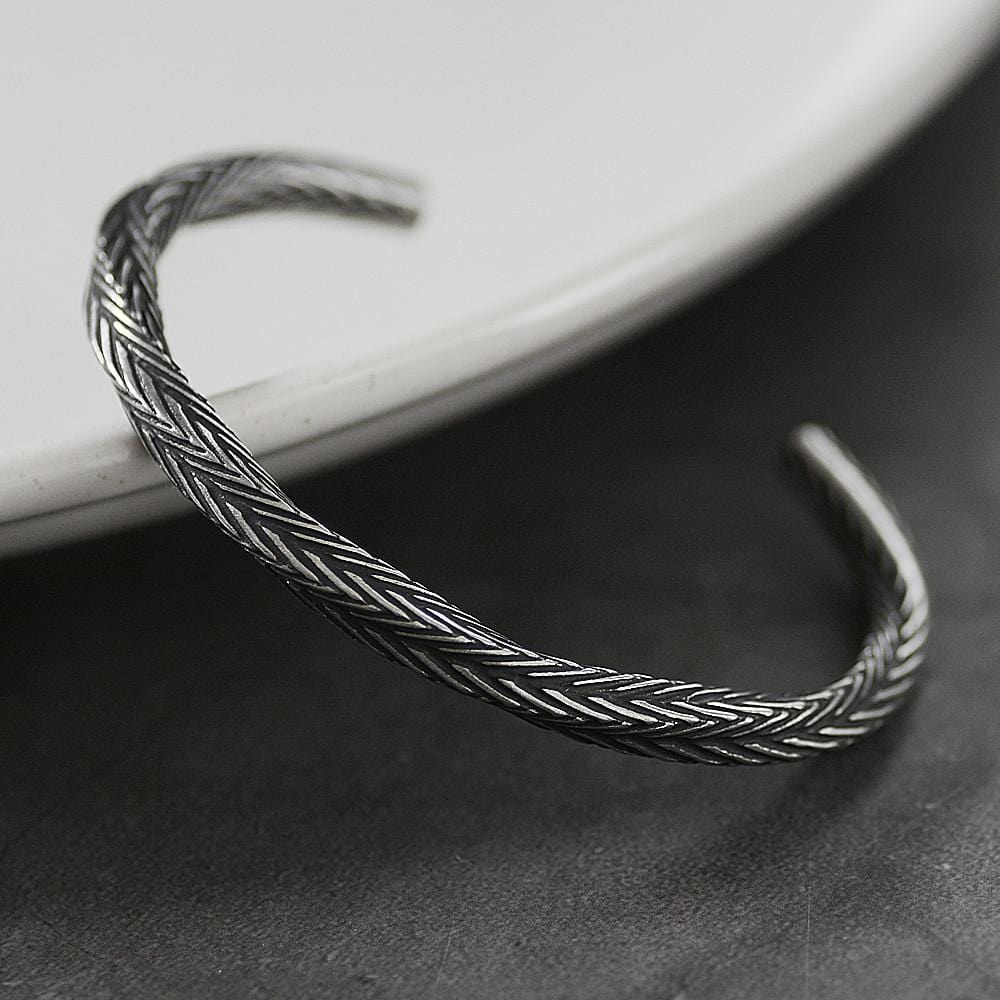 Bracelet Jonc Homme Viking Torsadé - Mon Bracelet Homme