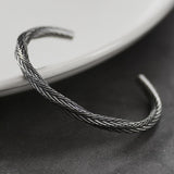 Bracelet Jonc Homme Viking Torsadé - Mon Bracelet Homme