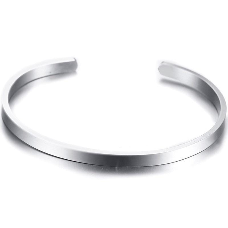 Bracelet Jonc Masculin en Acier - Mon Bracelet Homme