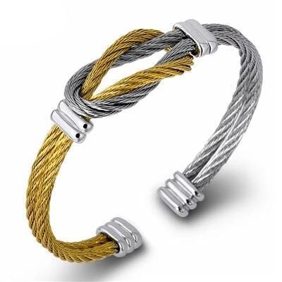 Bracelet Jonc Rigide en Acier - Mon Bracelet Homme