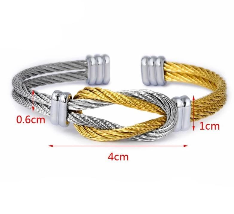 Bracelet Jonc Rigide en Acier - Mon Bracelet Homme