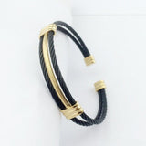 Bracelet Jonc Tressé en Acier - Mon Bracelet Homme