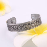 Bracelet Jonc Viking Bronze avec runes en Acier - Mon Bracelet Homme