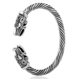 Bracelet Jonc Viking Fenrir en Acier - Mon Bracelet Homme