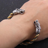 Bracelet Jonc Viking Or en Acier - Mon Bracelet Homme
