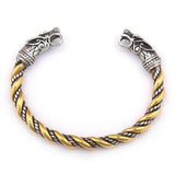 Bracelet Jonc Viking Or en Acier - Mon Bracelet Homme