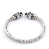 Bracelet Jonc Viking Torque en Acier - Mon Bracelet Homme