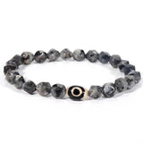 Bracelet Labradorite En Pierre Naturelle pour Homme
