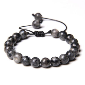 Bracelet Labradorite Lithothérapie pour Homme en Perles - Mon Bracelet Homme