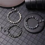 Bracelet Labradorite Lithothérapie pour Homme en Perles - Mon Bracelet Homme