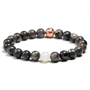 Bracelet Labradorite Naturelle pour Homme en Perles - Mon Bracelet Homme