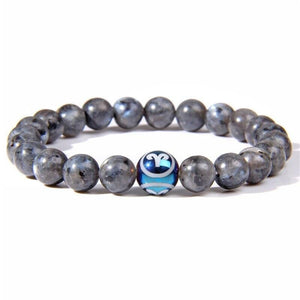 Bracelet Labradorite Signe Astrologique Bélier pour Homme en Perles - Mon Bracelet Homme