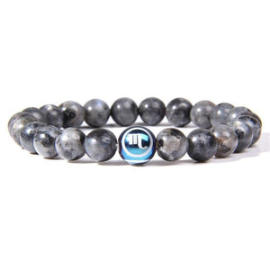 Bracelet Labradorite Signe Astrologique Scorpion pour Homme en Perles - Mon Bracelet Homme