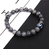 Bracelet Labradorite Signe Astrologique Taureau pour Homme en Perles - Mon Bracelet Homme