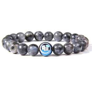 Bracelet Labradorite Signe Astrologique Vierge pour Homme en Perles - Mon Bracelet Homme