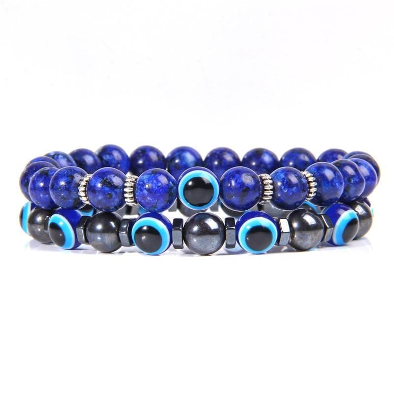 Bracelet Lapis Lazuli En Perle - Mon Bracelet Homme