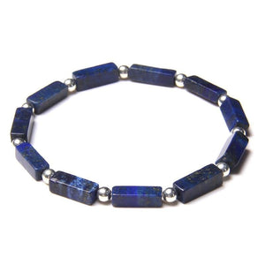 Bracelet Lapis Lazuli Pierre Naturelle (Perle) - Mon Bracelet Homme