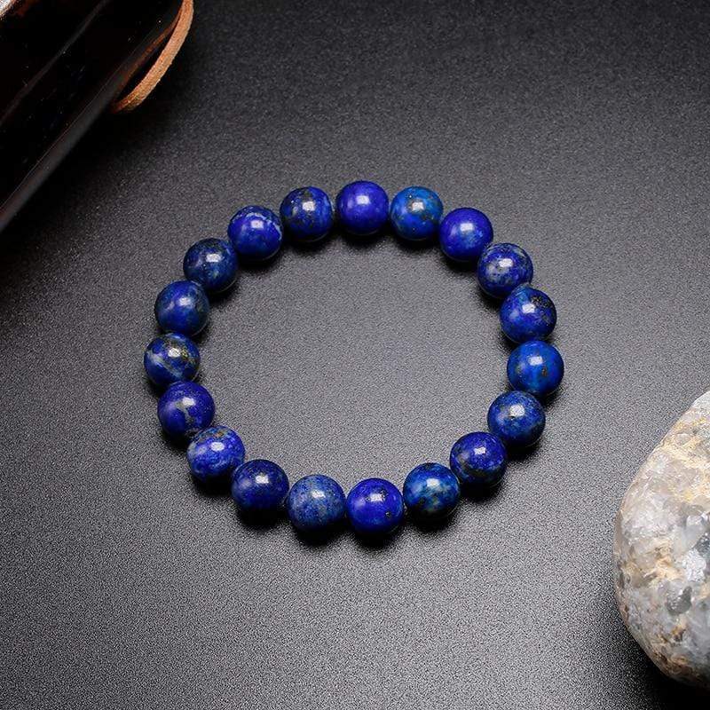 Bracelet Lapis Lazuli Véritable pour Homme (Perle) - Mon Bracelet Homme