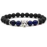 Bracelet Léopard Pierres Naturelles Homme en Perle - Mon Bracelet Homme