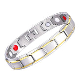 Bracelet Magnétique Argenté pour Homme - Mon Bracelet Homme