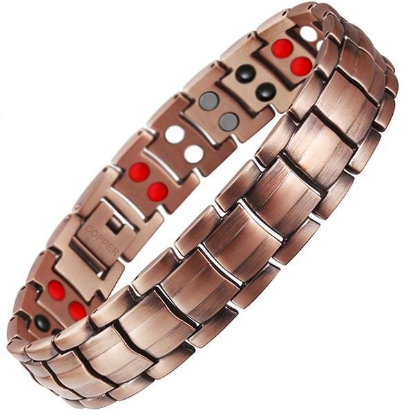 Bracelet Magnétique Large Pour Homme en Cuivre - Mon Bracelet Homme