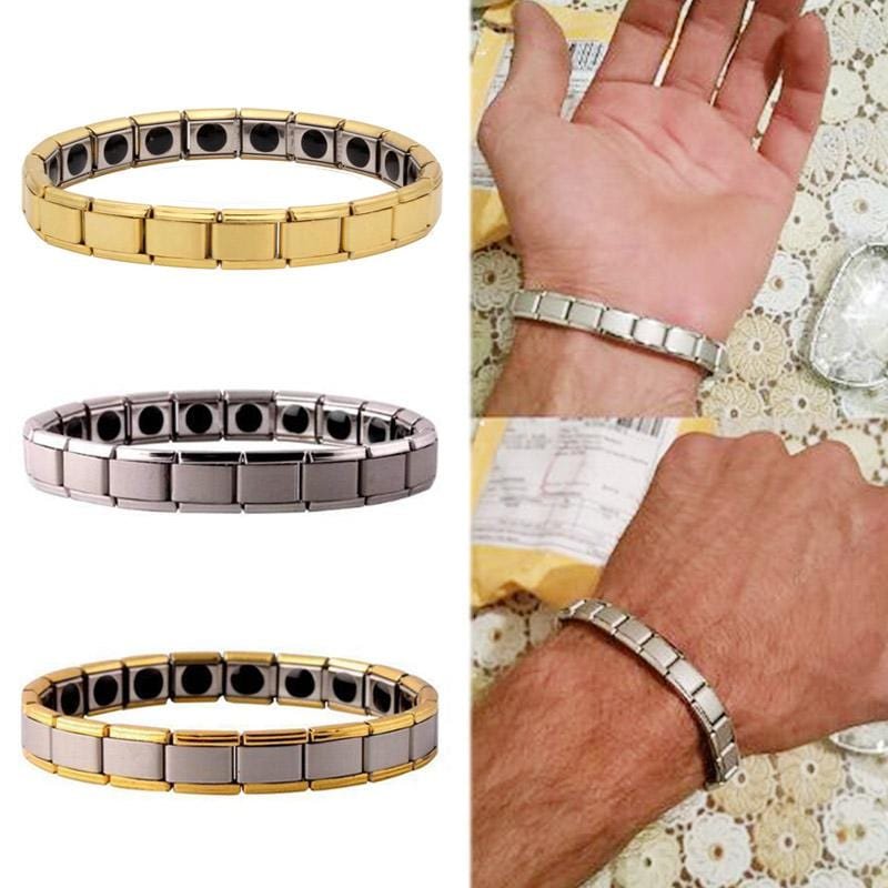 Bracelet Magnétique Titane pour Homme - Mon Bracelet Homme