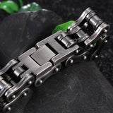 Bracelet Maillon Chaîne de Moto Homme en Acier - Mon Bracelet Homme