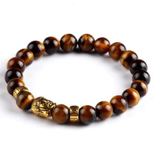 Bracelet Mala Oeil de Tigre Homme en Perle - Mon Bracelet Homme